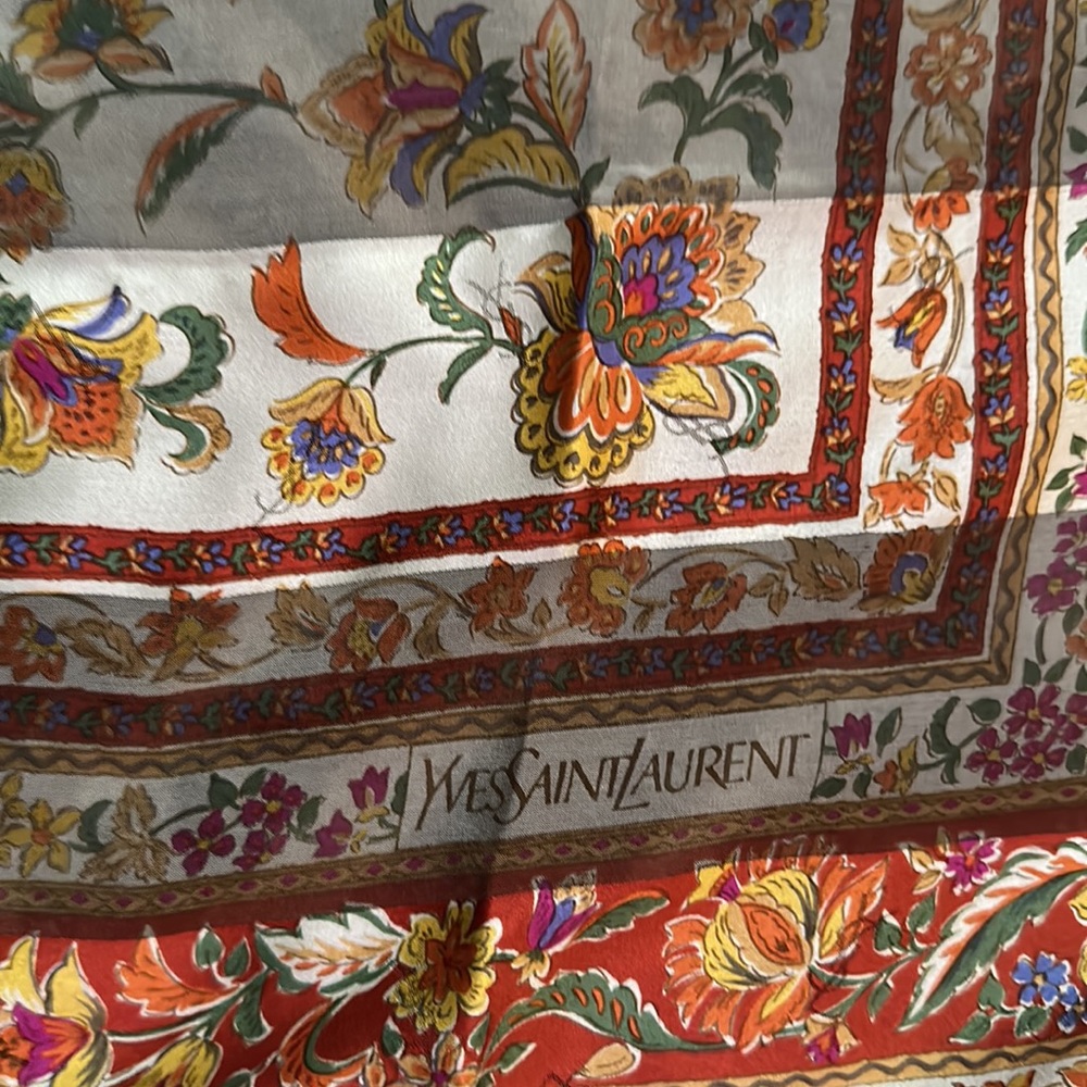 YSL Silk Scarf Wrap - Picture 4 of 7